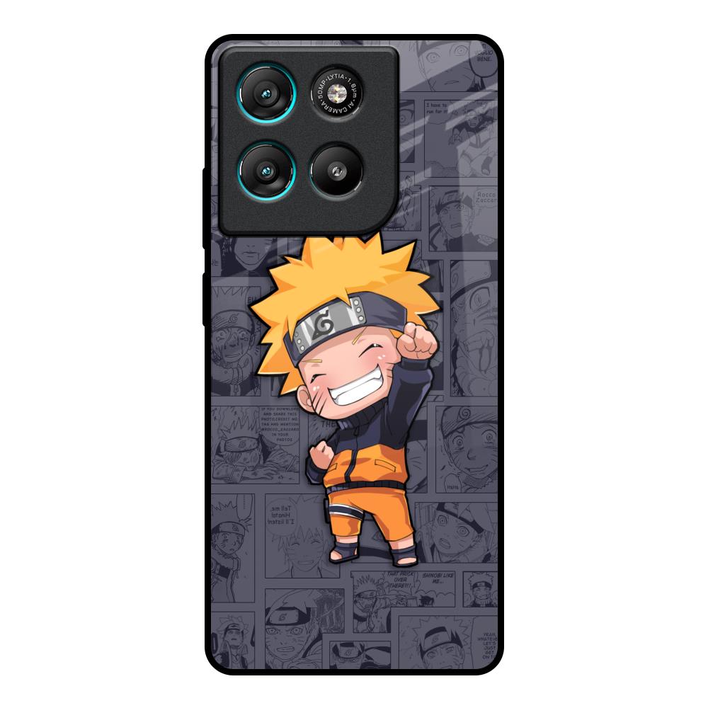 Orange Chubby Motorola Edge G57 Power Glass Back Cover Online