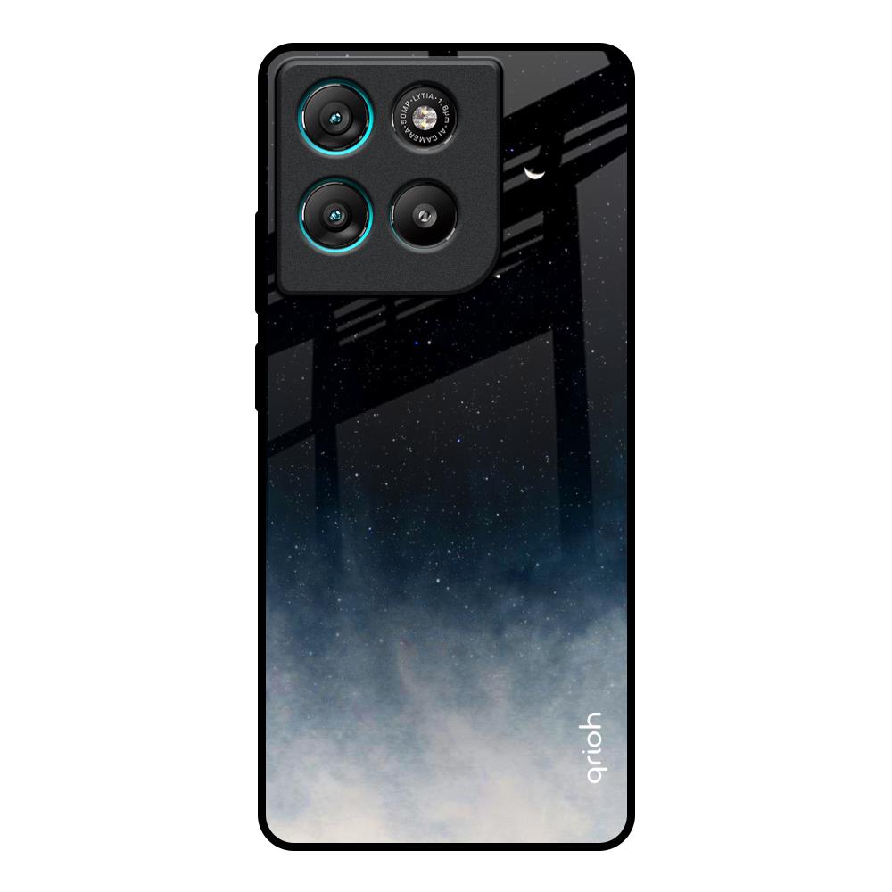 Black Aura Motorola Edge G57 Power Glass Back Cover Online