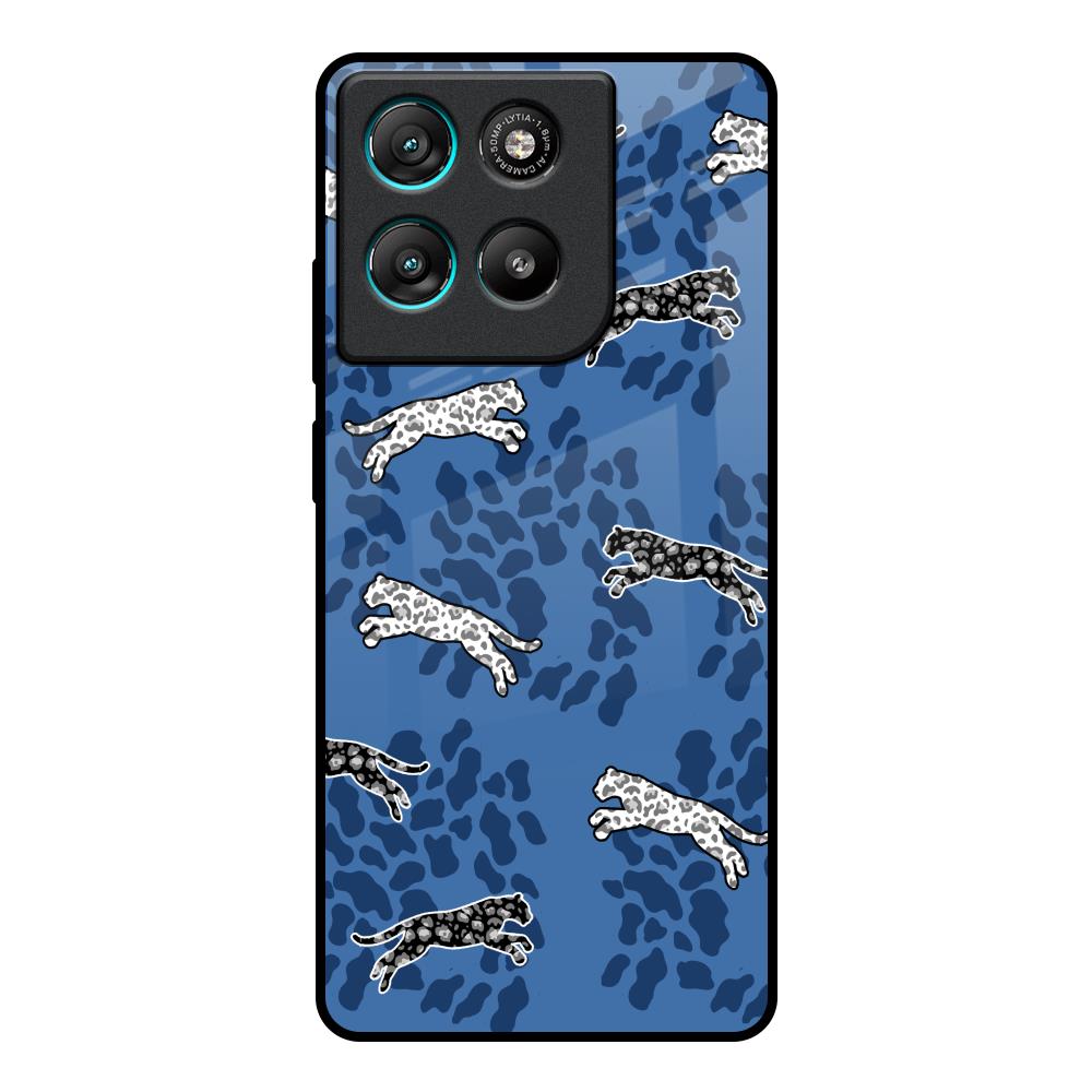 Blue Cheetah Motorola Edge G57 Power Glass Back Cover Online