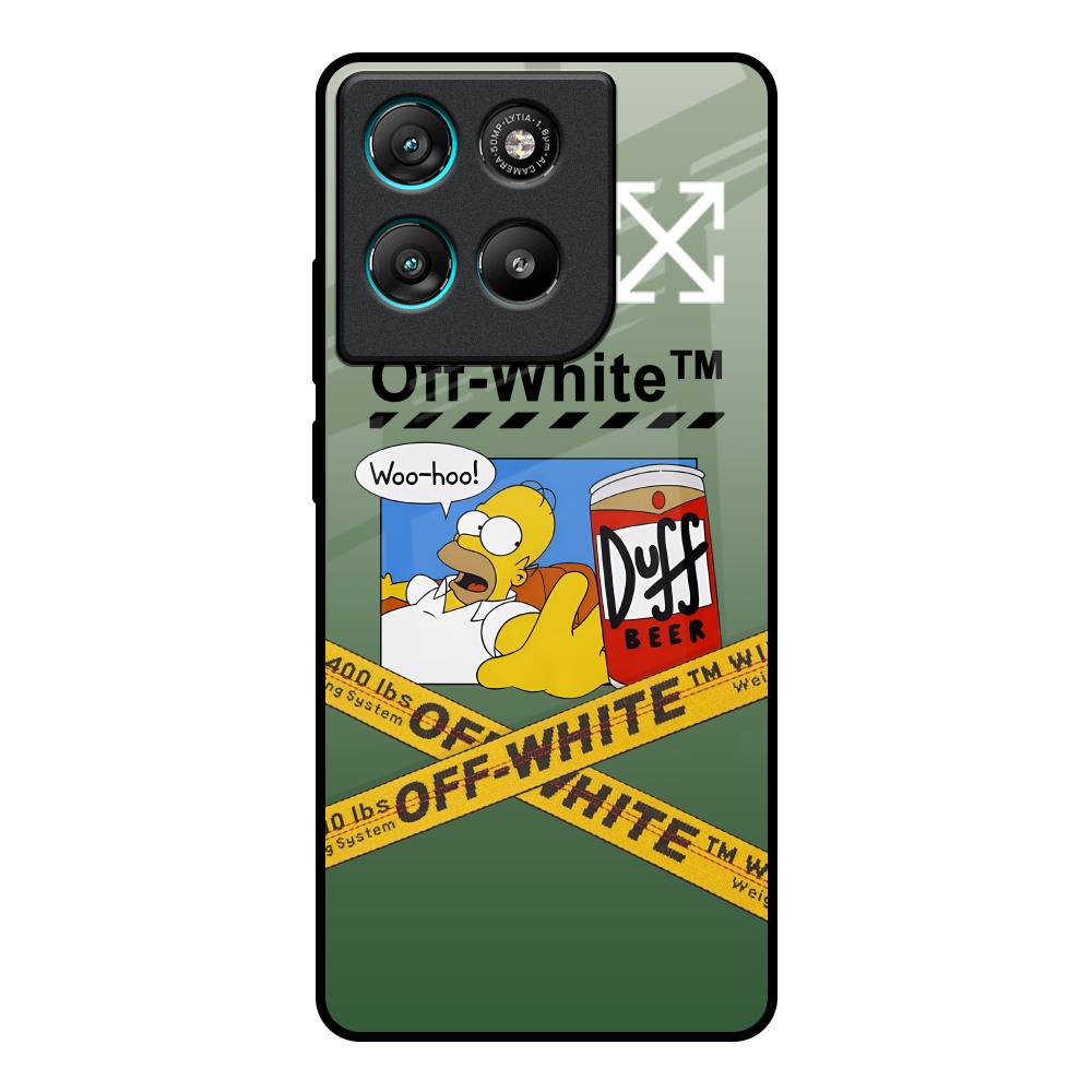 Duff Beer Motorola Edge G57 Power Glass Back Cover Online