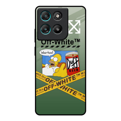 Duff Beer Motorola Edge G57 Power Glass Back Cover Online