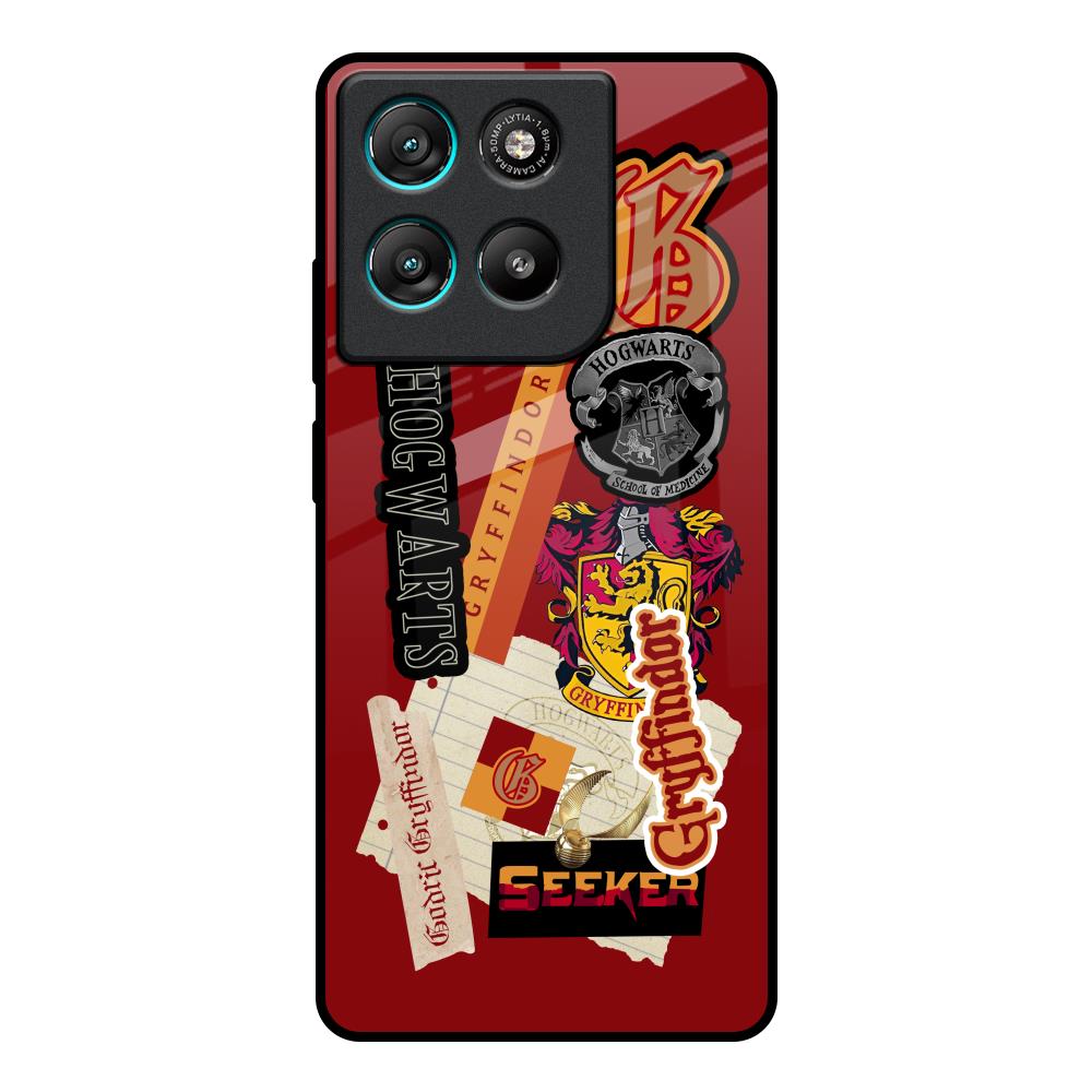 Gryffindor Motorola Edge G57 Power Glass Back Cover Online