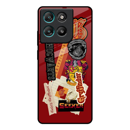 Gryffindor Motorola Edge G57 Power Glass Back Cover Online