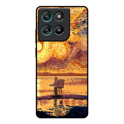 Sunset Vincent Motorola Edge G57 Power Glass Back Cover Online