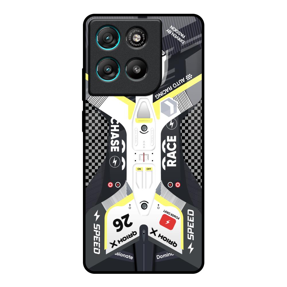 Car Enthusiast Motorola Edge G57 Power Glass Back Cover Online
