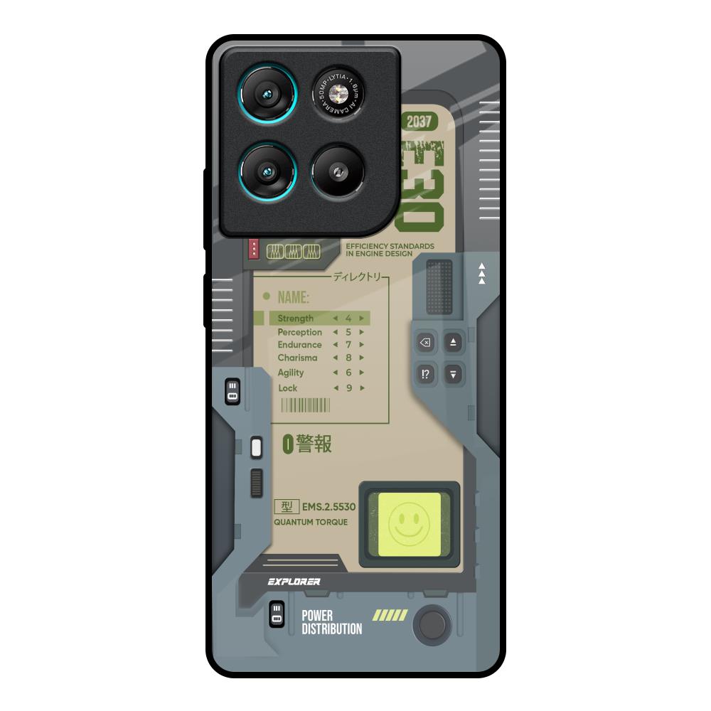 Art Station Motorola Edge G57 Power Glass Back Cover Online