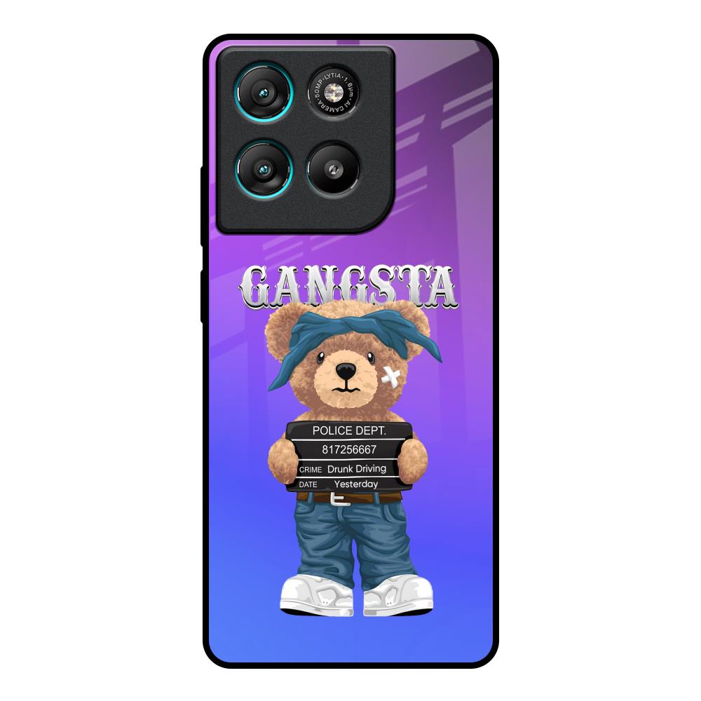 Gangsta Bear Motorola Edge G57 Power Glass Back Cover Online