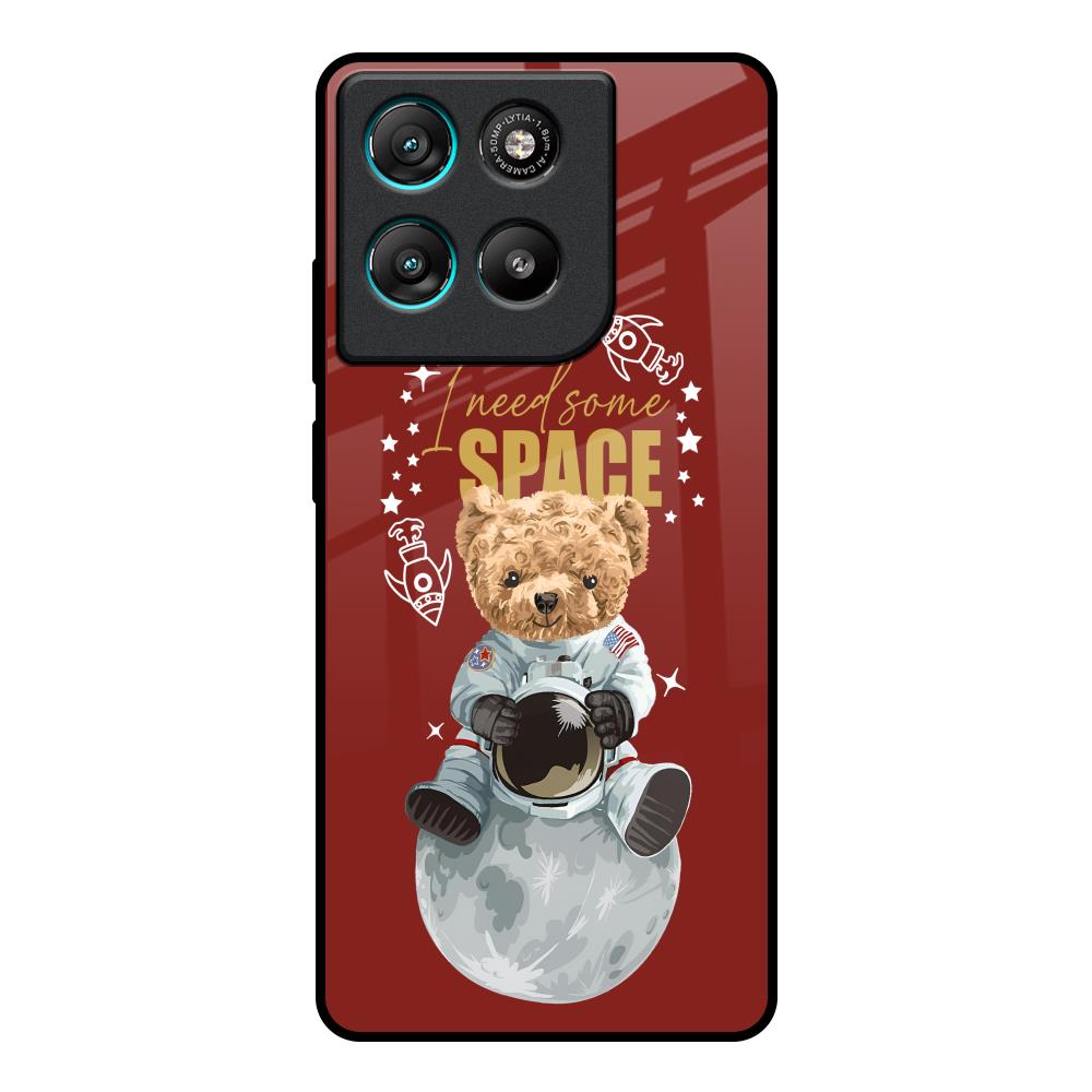 Astronaut Bear Motorola Edge G57 Power Glass Back Cover Online