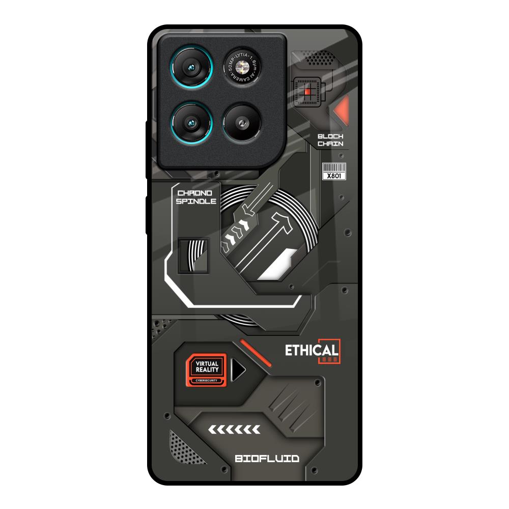 Tech Aesthetics Motorola Edge G57 Power Glass Back Cover Online