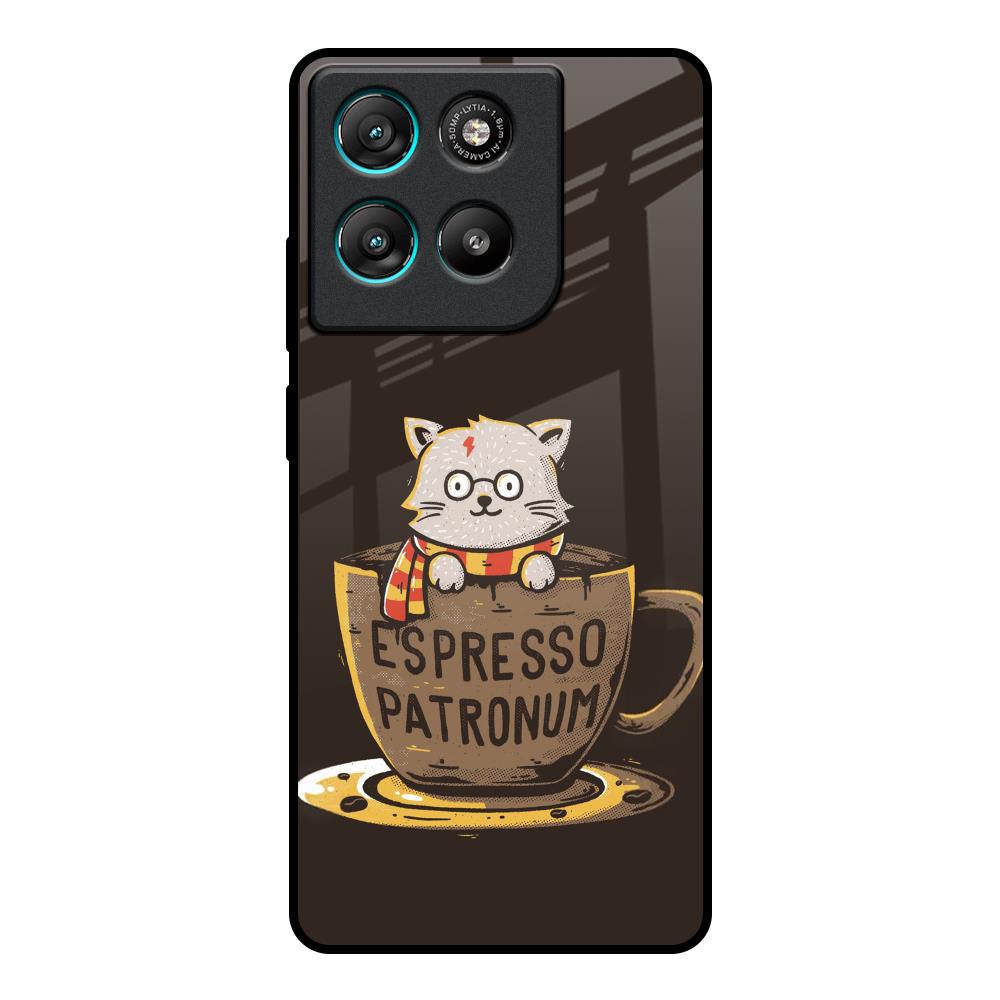 Tea With Kitty Motorola Edge G57 Power Glass Back Cover Online