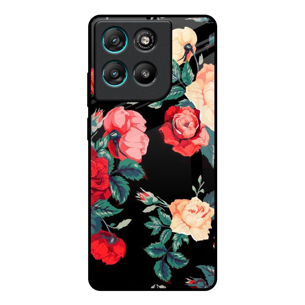 Floral Bunch Motorola Edge G57 Power Glass Back Cover Online