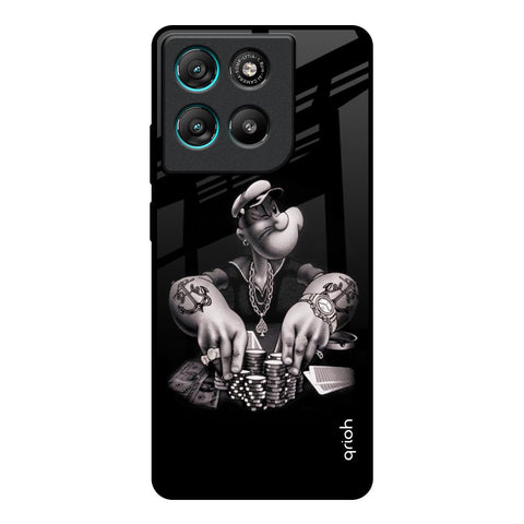 Gambling Problem Motorola Edge G57 Power Glass Back Cover Online