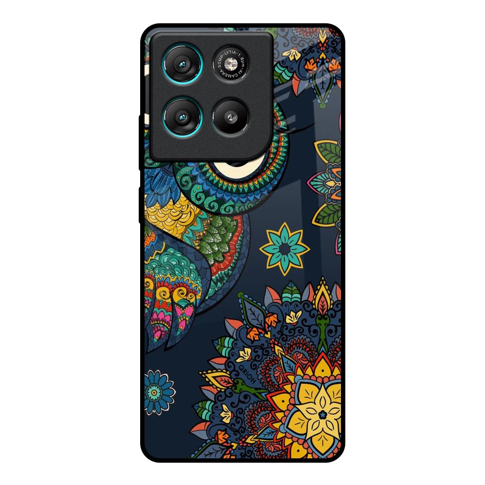 Owl Art Motorola Edge G57 Power Glass Back Cover Online