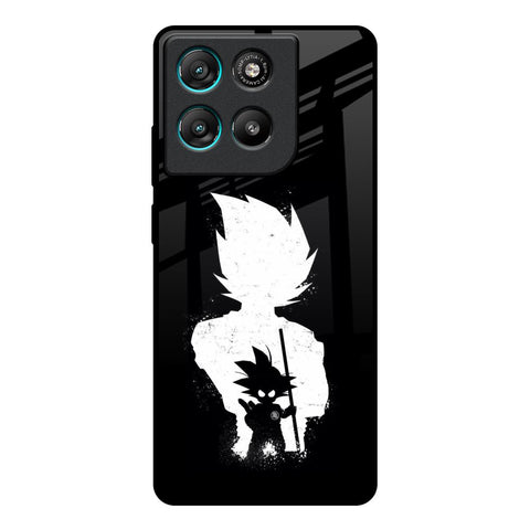 Monochrome Goku Motorola Edge G57 Power Glass Back Cover Online