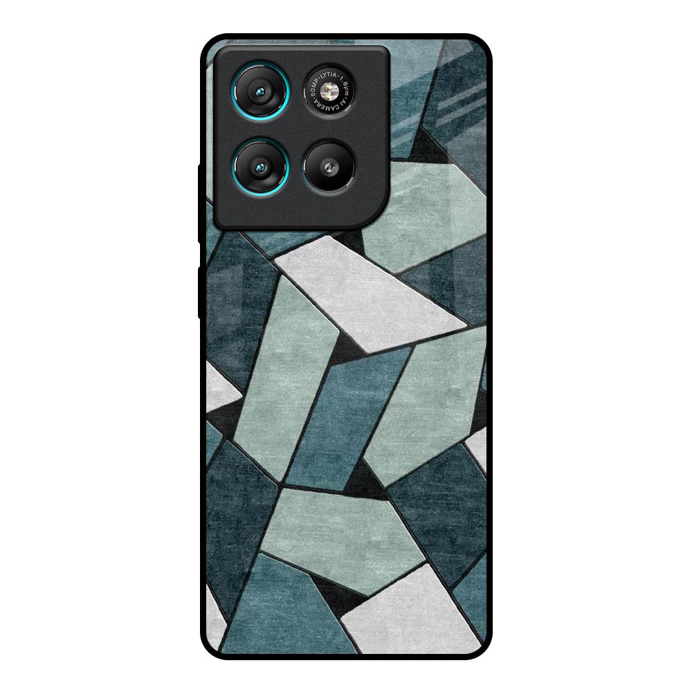 Abstact Tiles Motorola Edge G57 Power Glass Back Cover Online