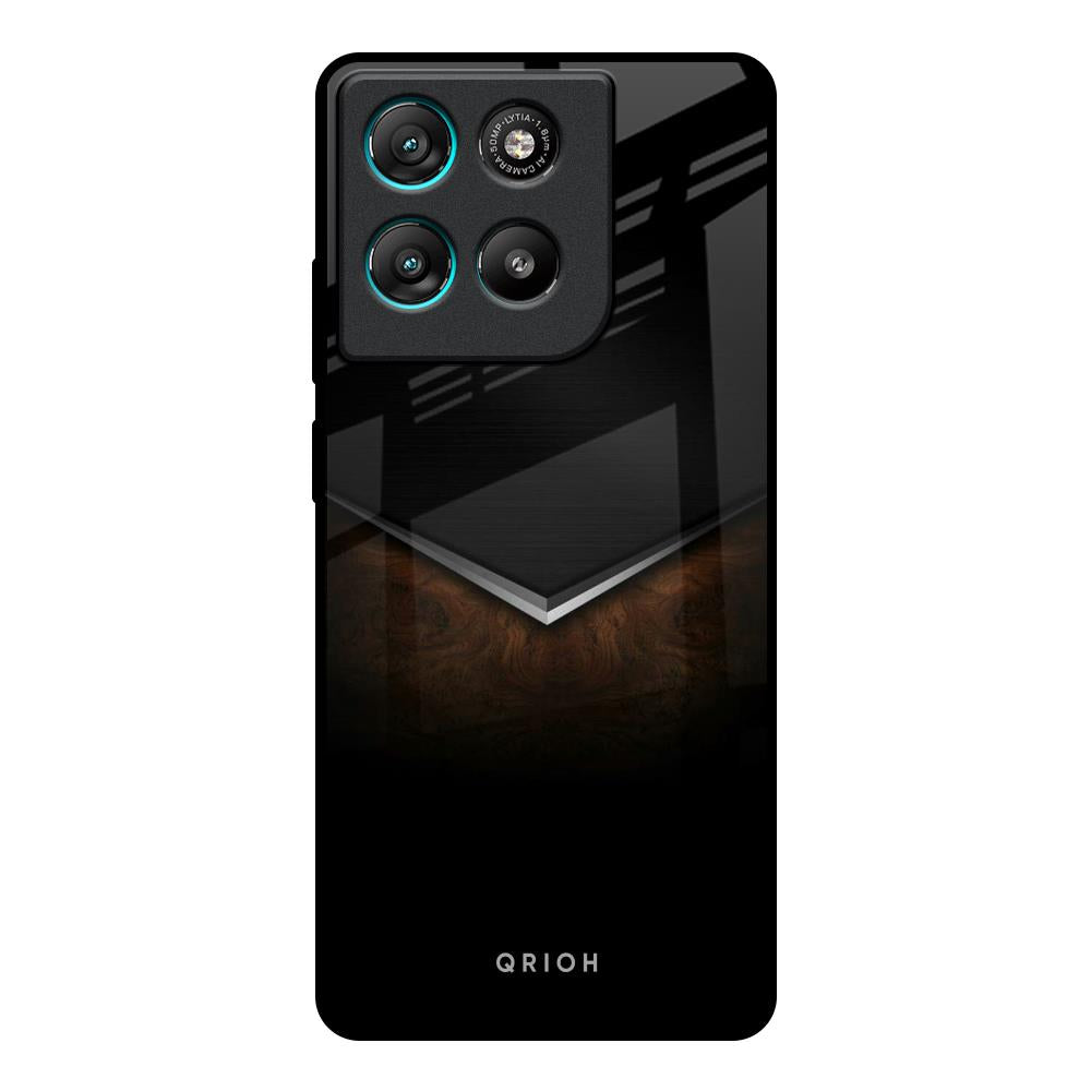 Dark Walnut Motorola Edge G57 Power Glass Back Cover Online