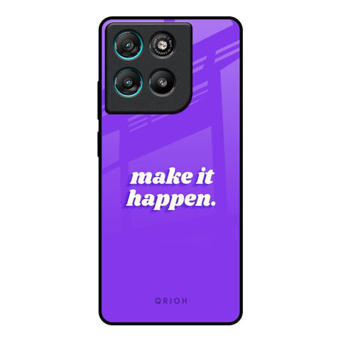 Make it Happen Motorola Edge G57 Power Glass Back Cover Online