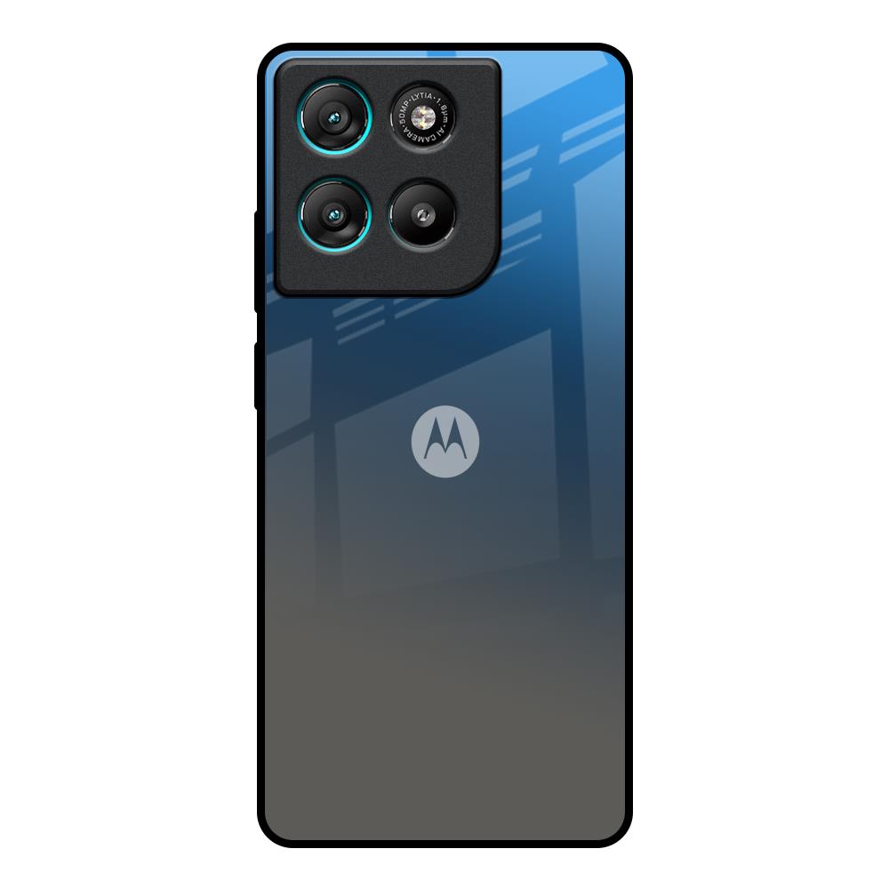 Blue Grey Ombre Motorola Edge G57 Power Glass Back Cover Online
