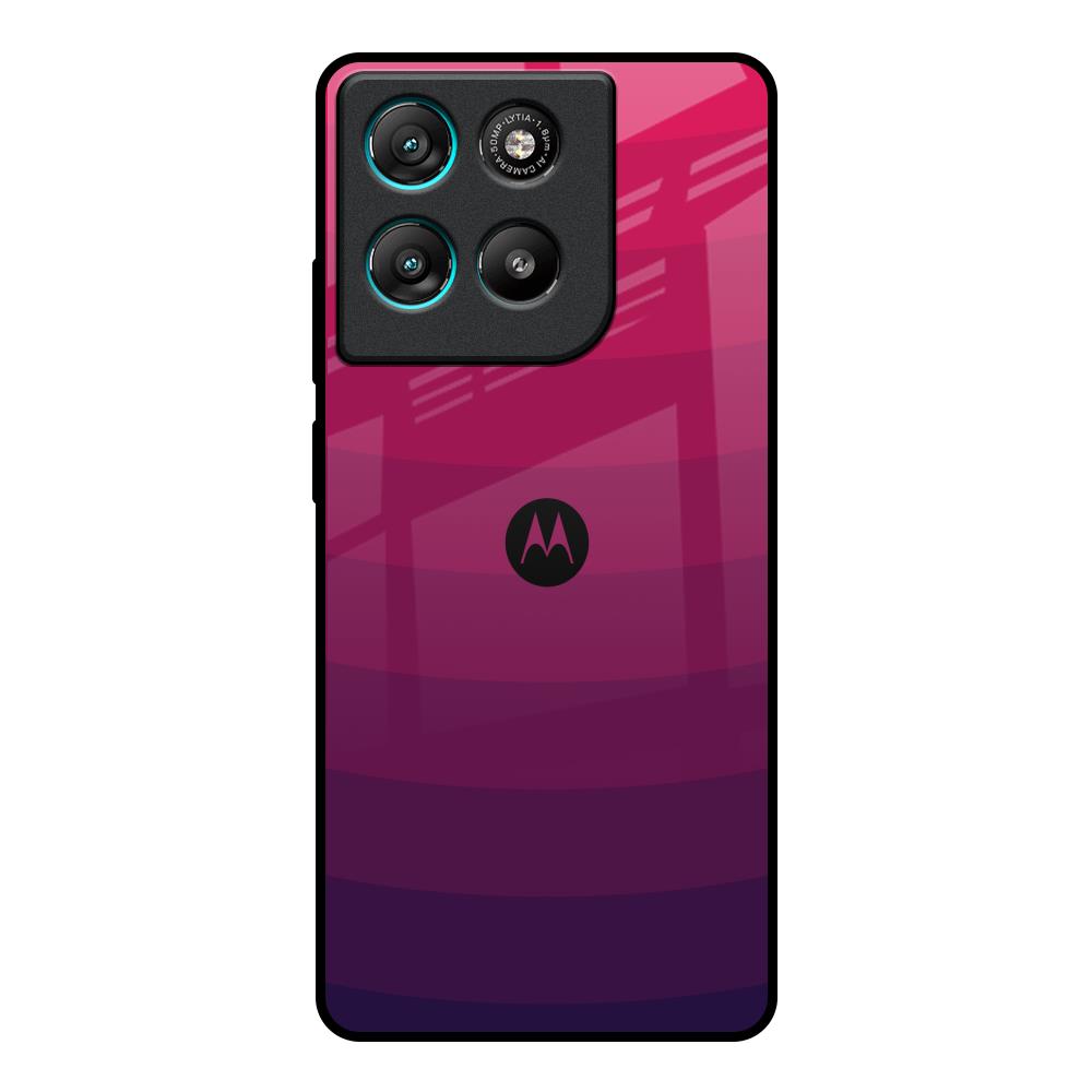 Wavy Pink Pattern Motorola Edge G57 Power Glass Back Cover Online
