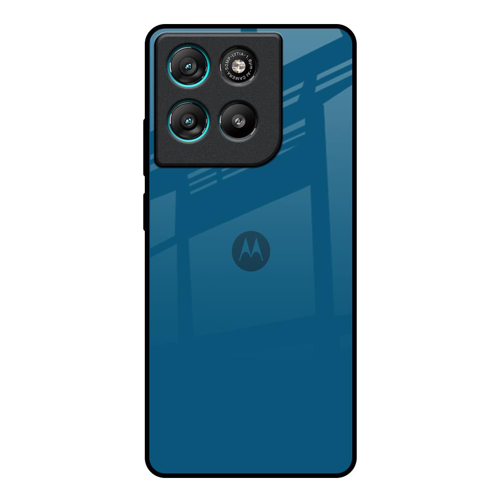 Cobalt Blue Motorola Edge G57 Power Glass Back Cover Online