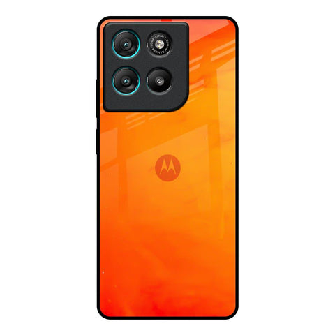 Tangy Orange Motorola Edge G57 Power Glass Back Cover Online