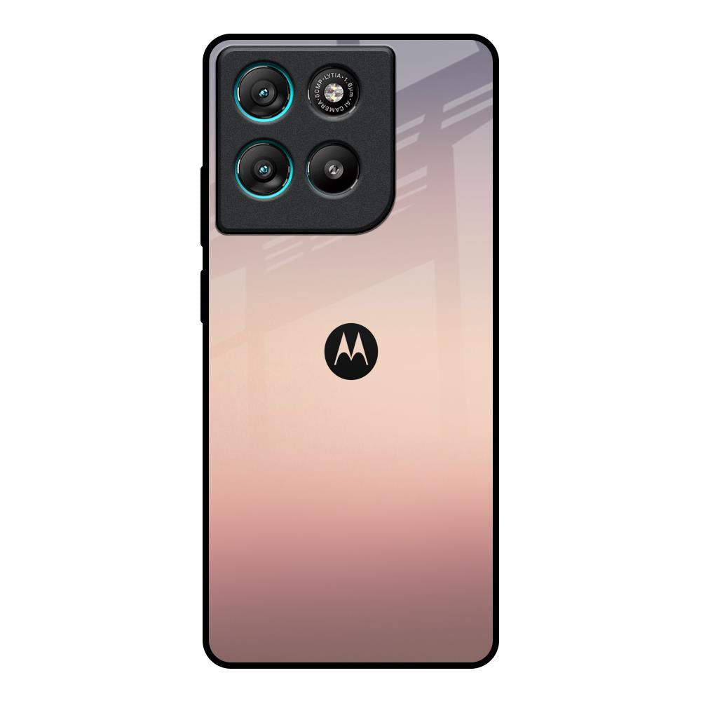 Golden Mauve Motorola Edge G57 Power Glass Back Cover Online