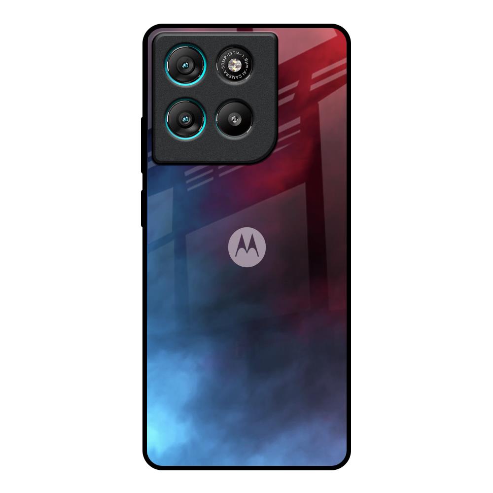 Smokey Watercolor Motorola Edge G57 Power Glass Back Cover Online