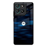 Blue Rough Abstract Motorola Edge G57 Power Glass Back Cover Online