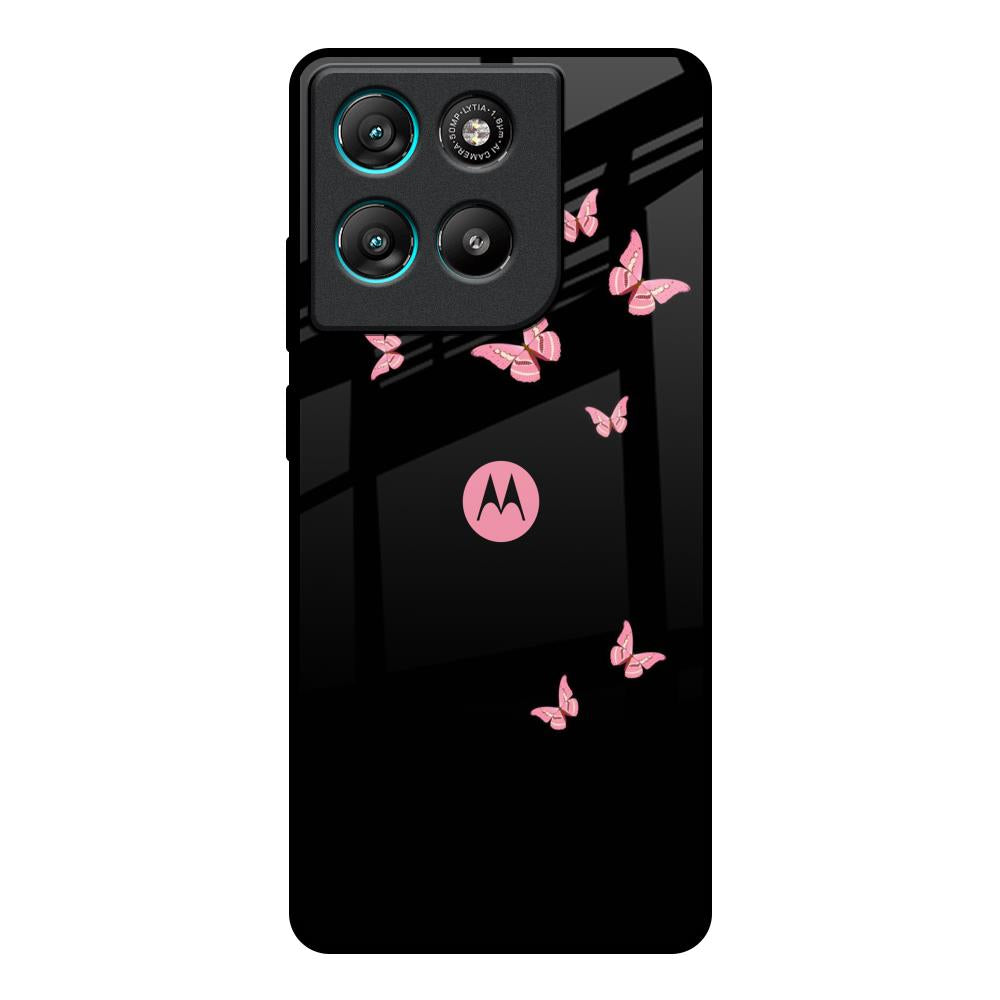 Fly Butterfly Motorola Edge G57 Power Glass Back Cover Online