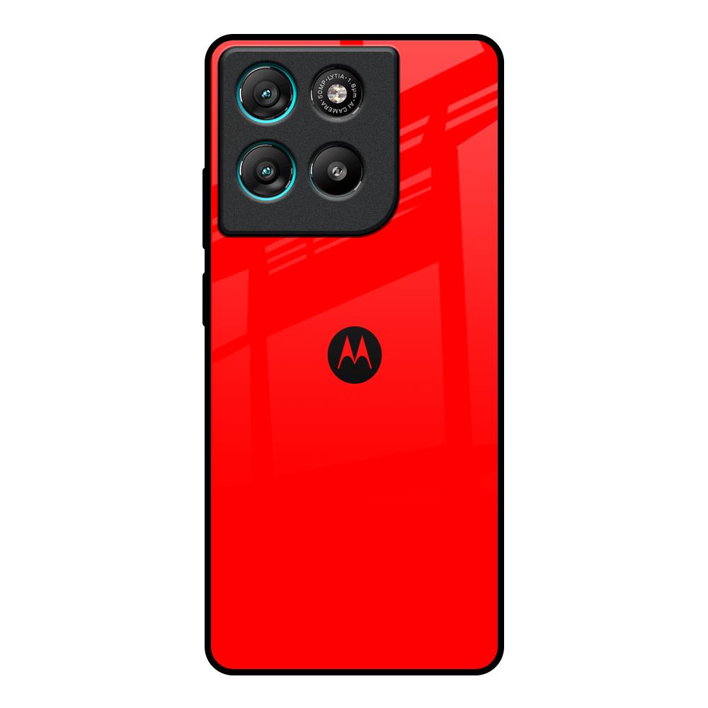 Blood Red Motorola Edge G57 Power Glass Back Cover Online