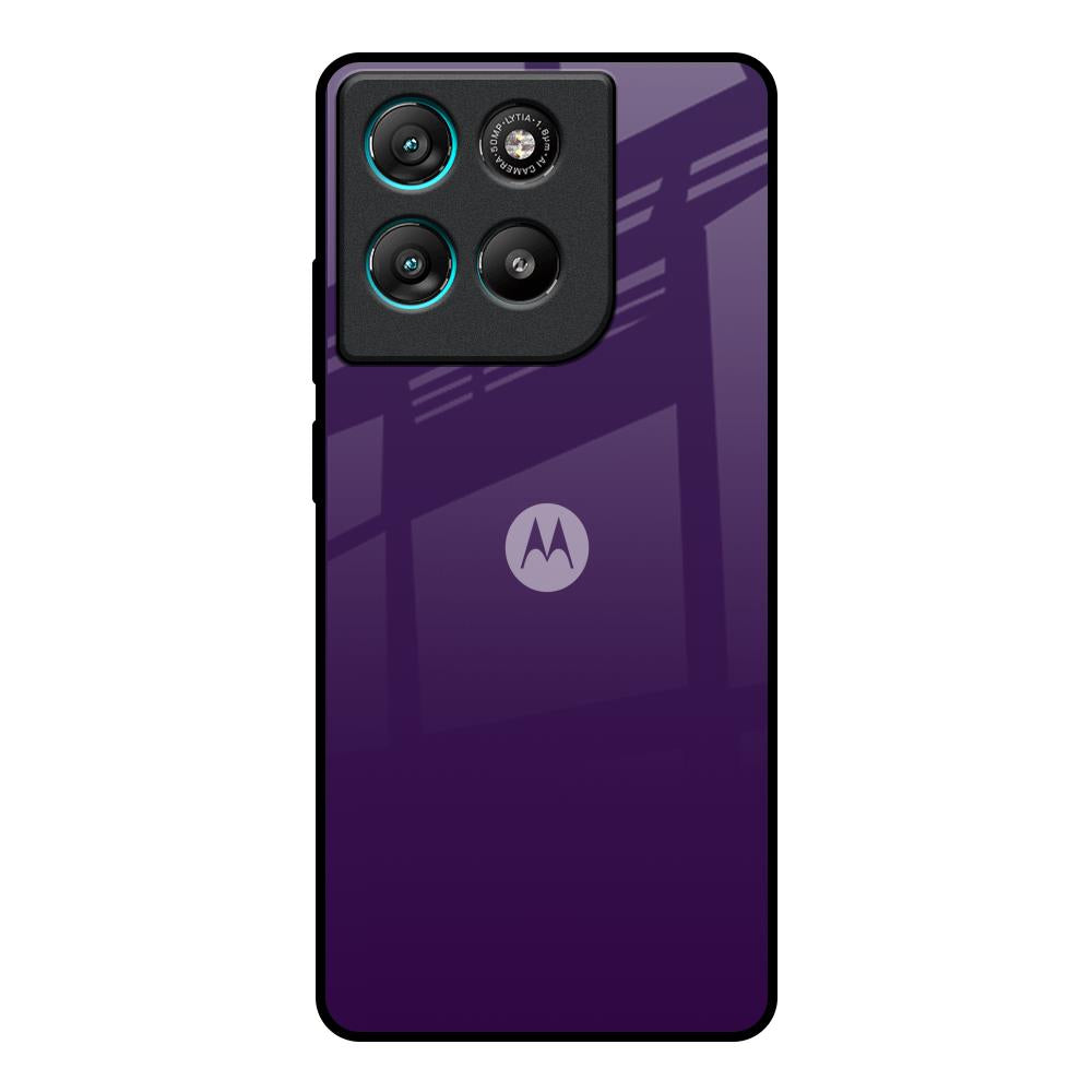 Dark Purple Motorola Edge G57 Power Glass Back Cover Online
