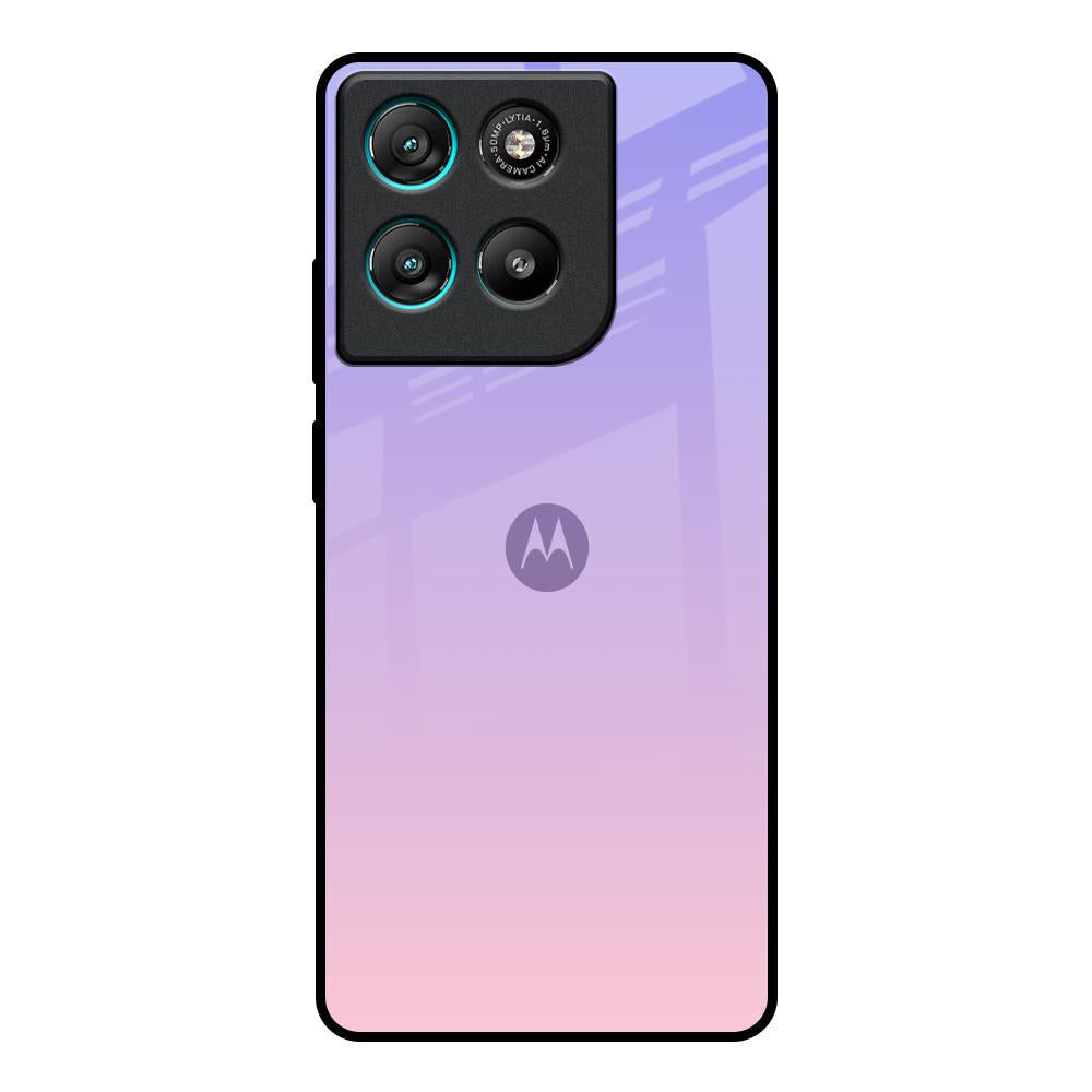 Lavender Gradient Motorola Edge G57 Power Glass Back Cover Online
