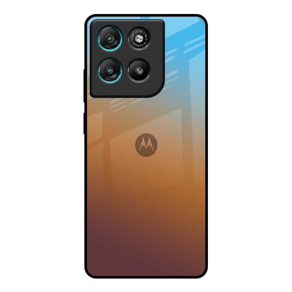 Rich Brown Motorola Edge G57 Power Glass Back Cover Online
