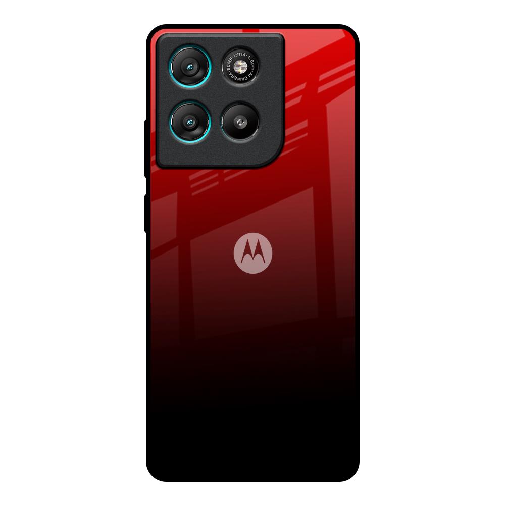 Maroon Faded Motorola Edge G57 Power Glass Back Cover Online
