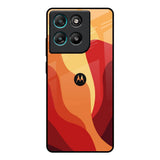 Magma Color Pattern Motorola Edge G57 Power Glass Back Cover Online