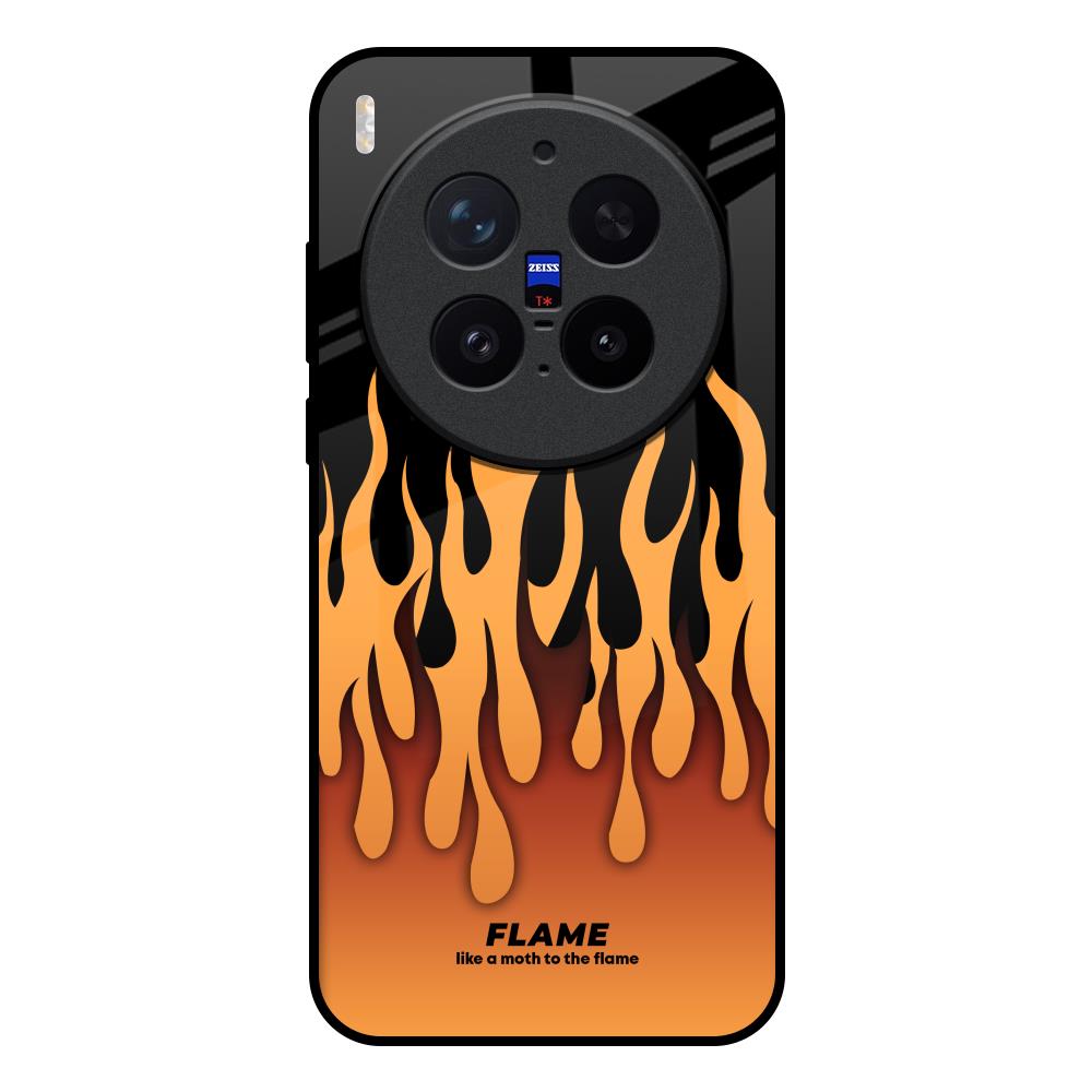 Fire Flame Vivo X300 Pro 5G Glass Back Cover Online