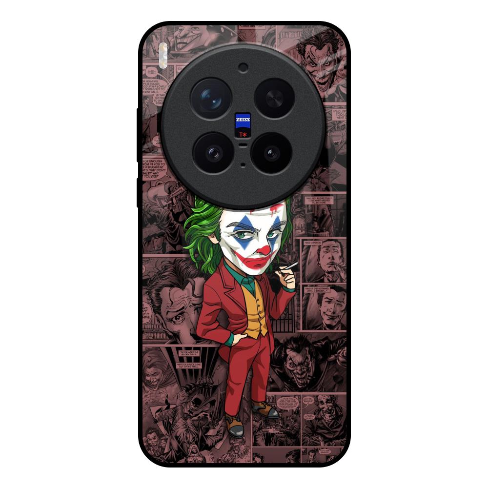 Joker Cartoon Vivo X300 Pro 5G Glass Back Cover Online