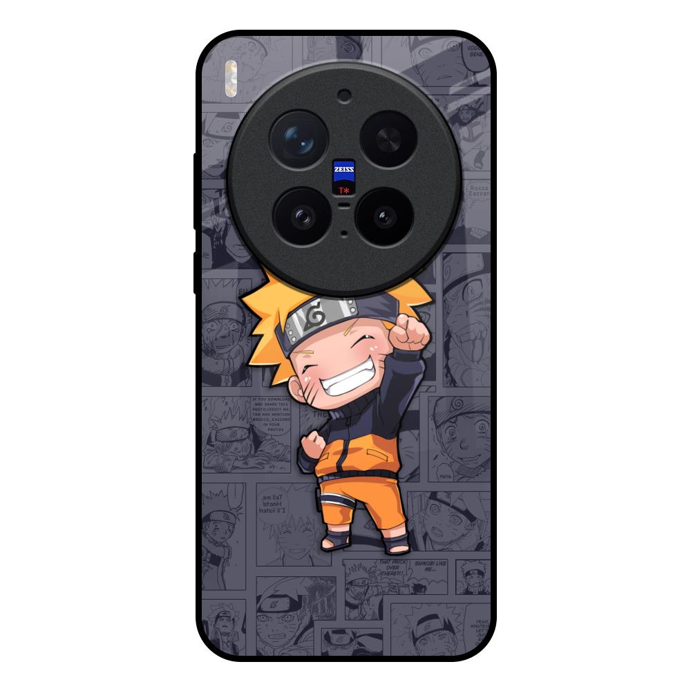 Orange Chubby Vivo X300 Pro 5G Glass Back Cover Online