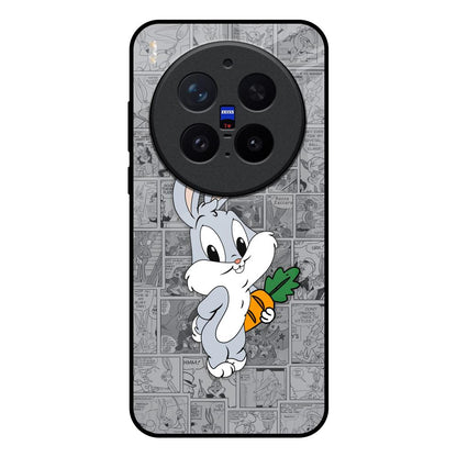 Cute Baby Bunny Vivo X300 Pro 5G Glass Back Cover Online
