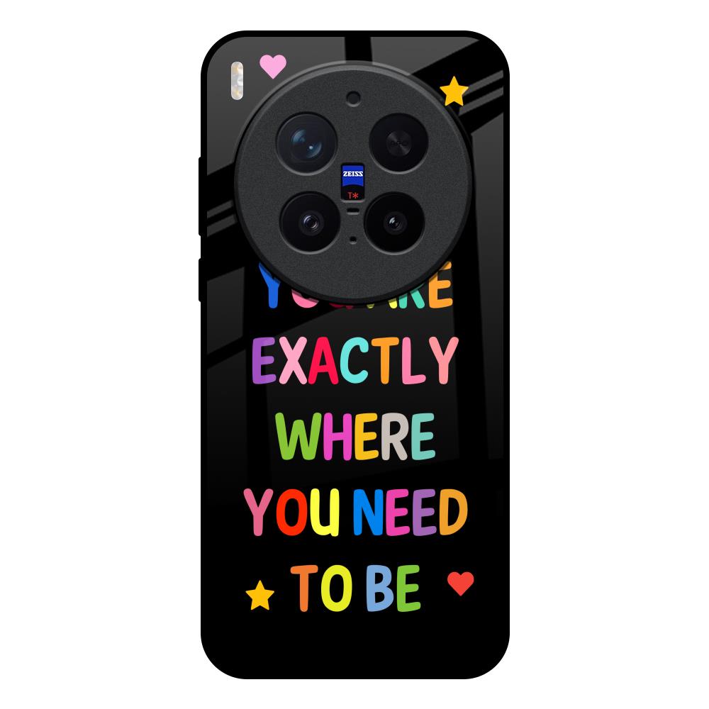 Magical Words Vivo X300 Pro 5G Glass Back Cover Online