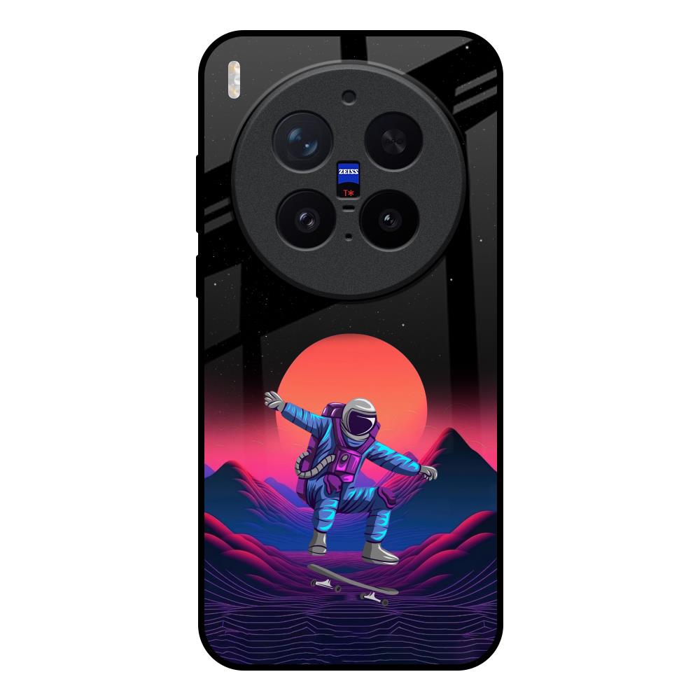 Retro Astronaut Vivo X300 Pro 5G Glass Back Cover Online