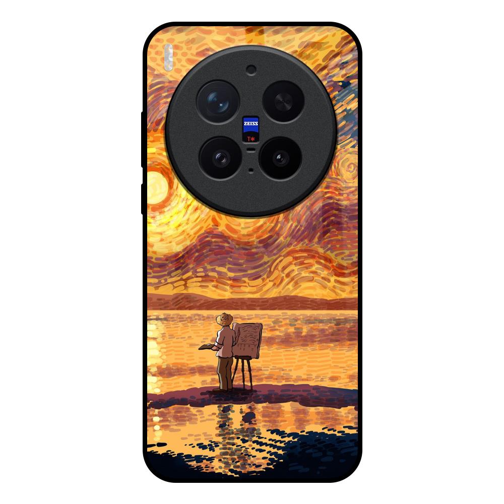 Sunset Vincent Vivo X300 Pro 5G Glass Back Cover Online