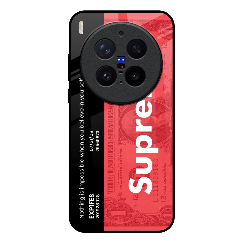 Supreme Ticket Vivo X300 Pro 5G Glass Back Cover Online