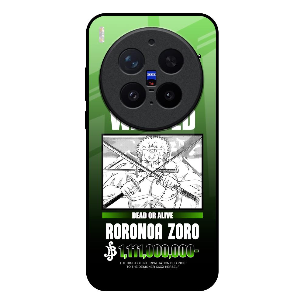 Zoro Wanted Vivo X300 Pro 5G Glass Back Cover Online