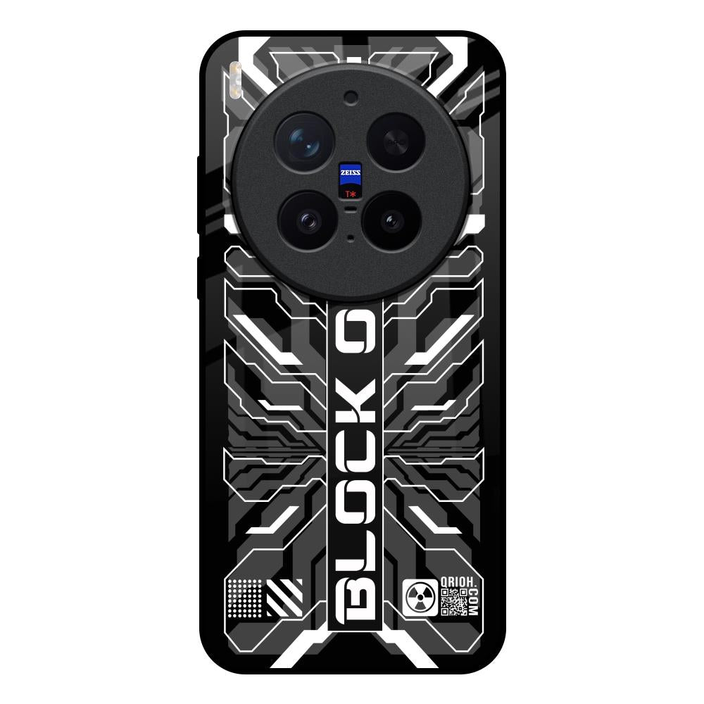 Monochrome Magic Vivo X300 Pro 5G Glass Back Cover Online