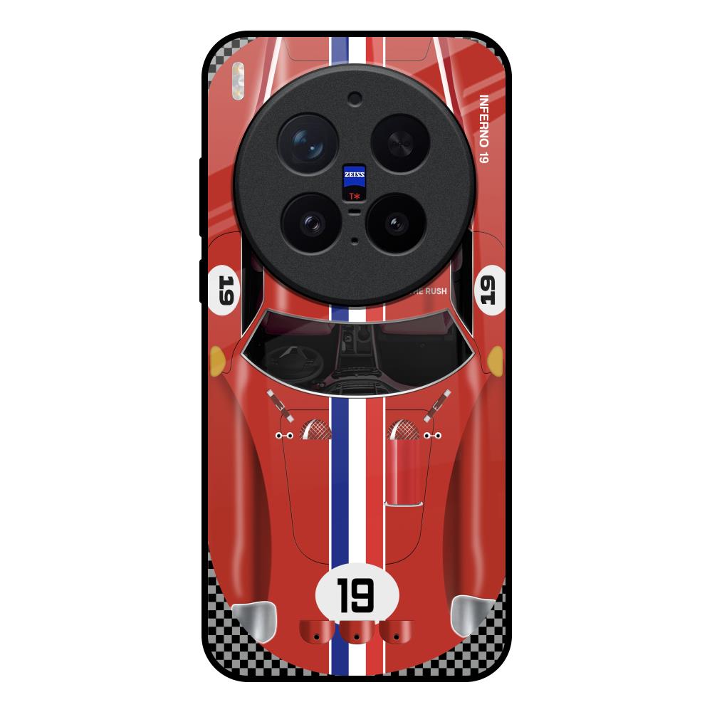 Racing Vintage Vivo X300 Pro 5G Glass Back Cover Online