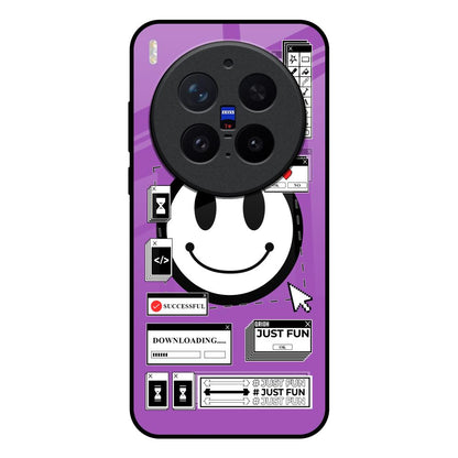 Code with Smile Vivo X300 Pro 5G Glass Back Cover Online