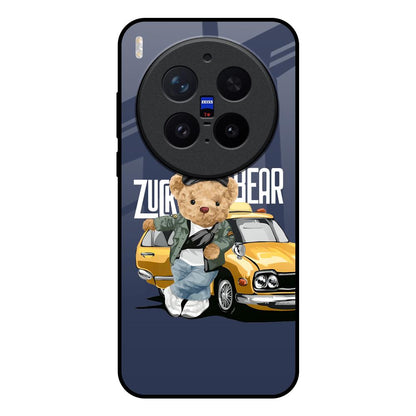 Adventurous Bear Vivo X300 Pro 5G Glass Back Cover Online