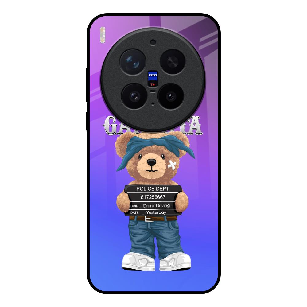 Gangsta Bear Vivo X300 Pro 5G Glass Back Cover Online