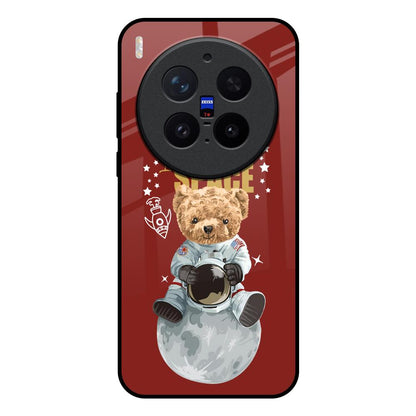 Astronaut Bear Vivo X300 Pro 5G Glass Back Cover Online
